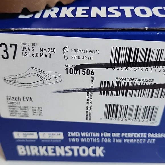 Birkenstock Gizeh EVA NWB Size 37 6 To 6.5 - Picture 2 of 6